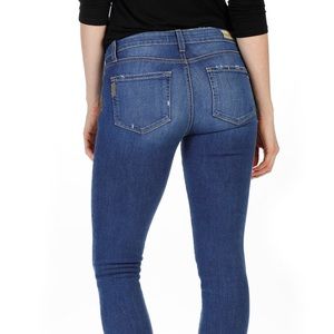 PAIGE Women's Hoxton High Rise Ultra Skinny Jeans In Abella (Dark Blue)